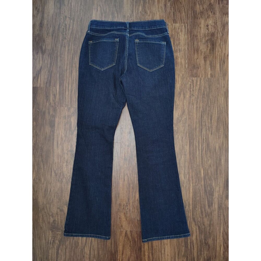 Old Navy Curvy Profile Mid Rise Bootcut Dark Wash Jeans Women's Size 2 Short - Picture 4 of 7